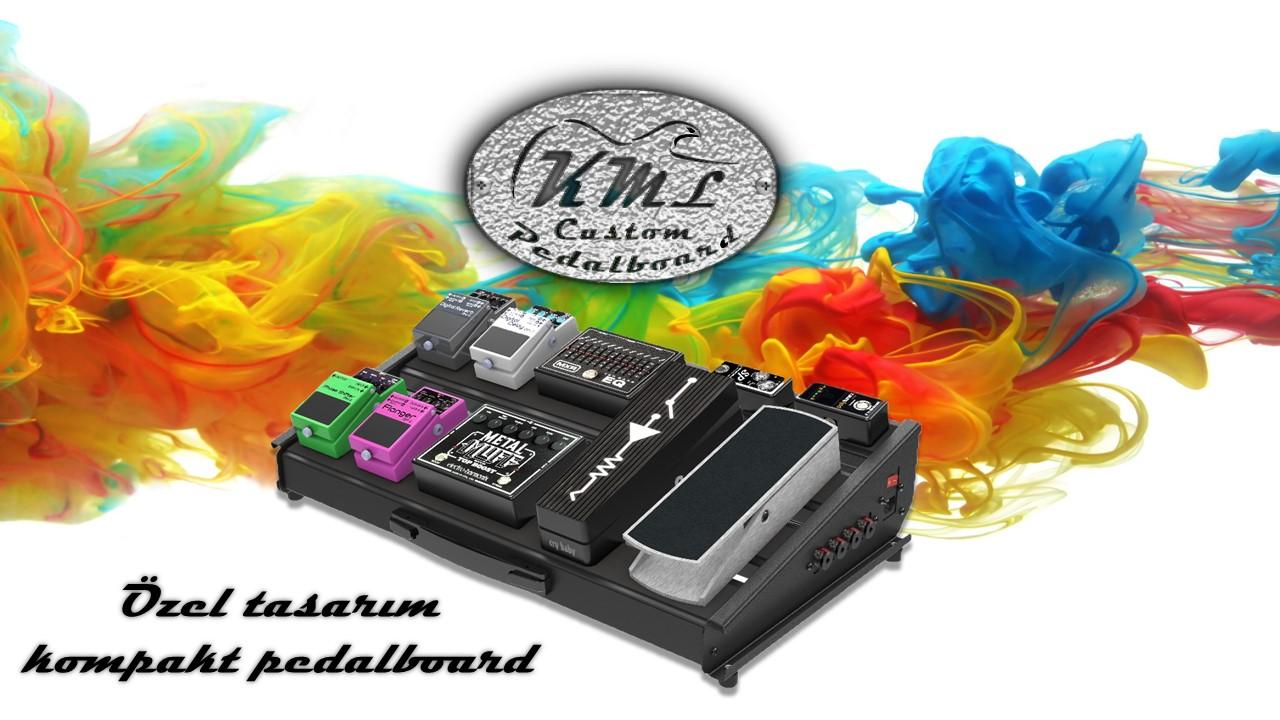 Özel tasarım kompakt pedalboard