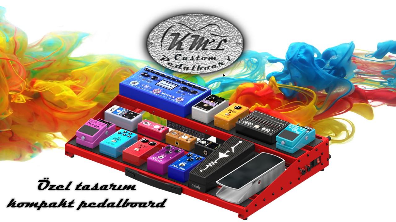Özel tasarım kompakt pedalboard