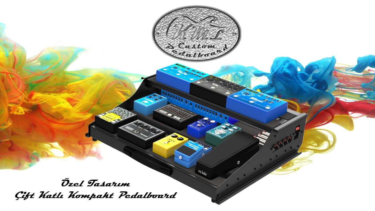 Özel tasarım kompakt pedalboard