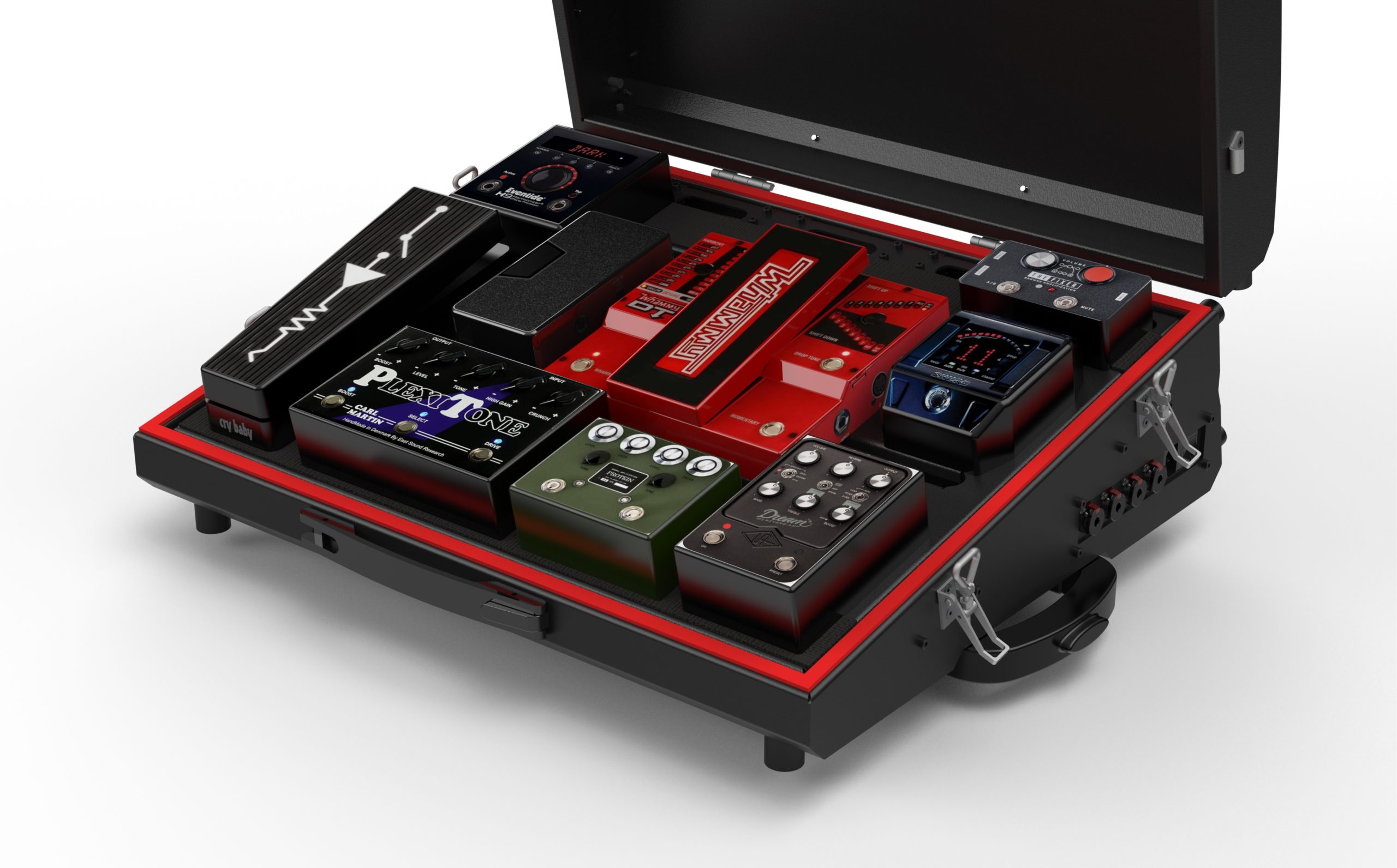 Özel tasarım kompakt pedalboard