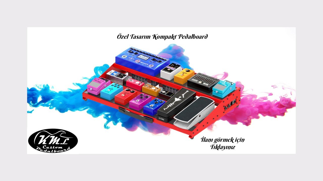 Özel tasarım kompakt pedalboard