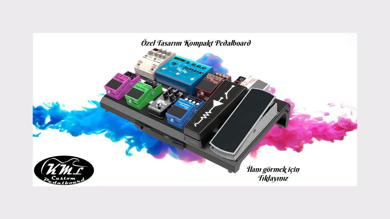 Özel tasarım kompakt pedalboard