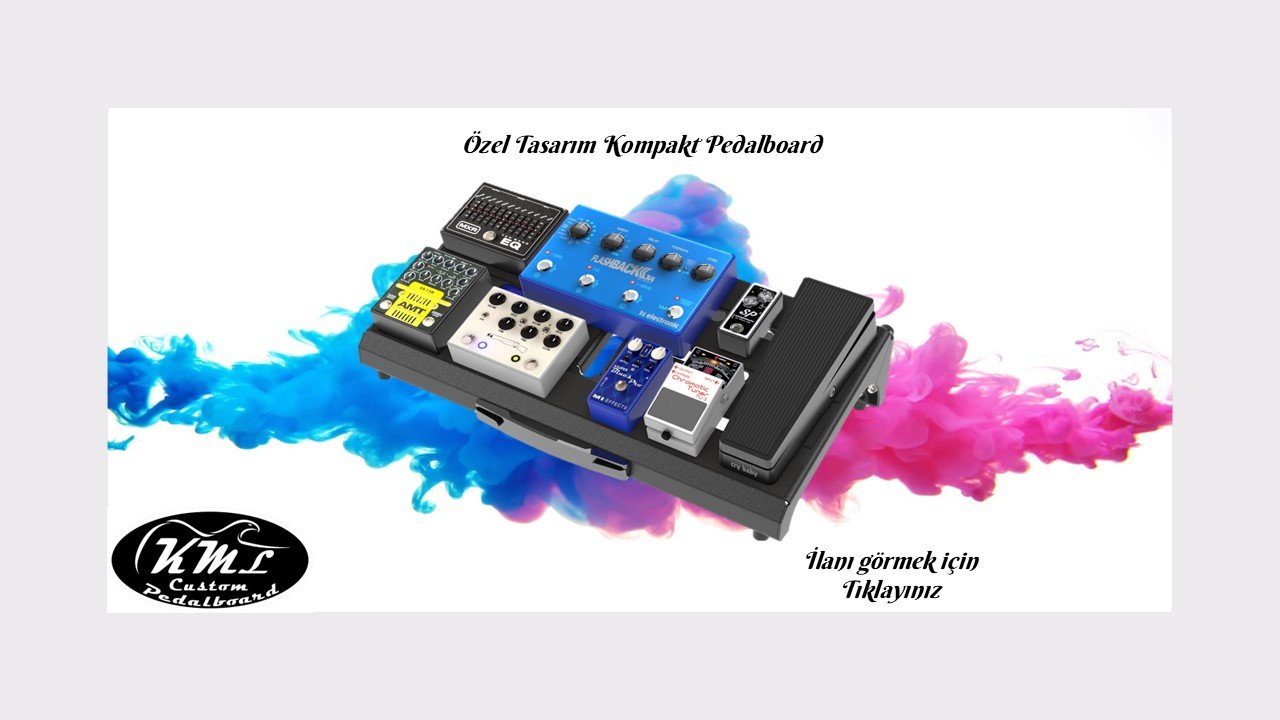 Özel tasarım kompakt pedalboard